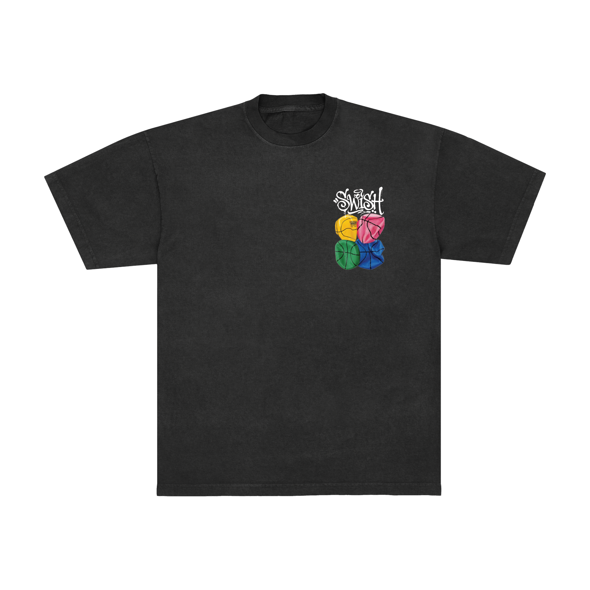 Swish Colorblocked Basketballs Tee
