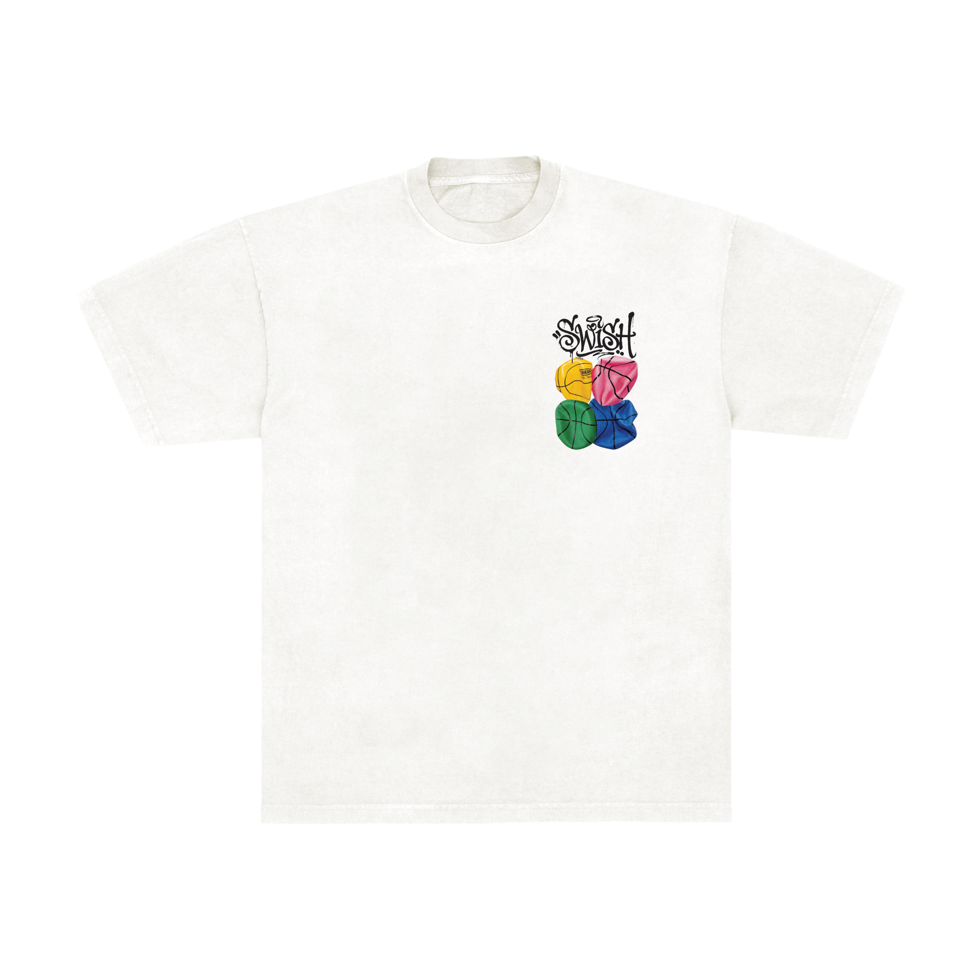 Swish Colorblocked Basketballs Tee